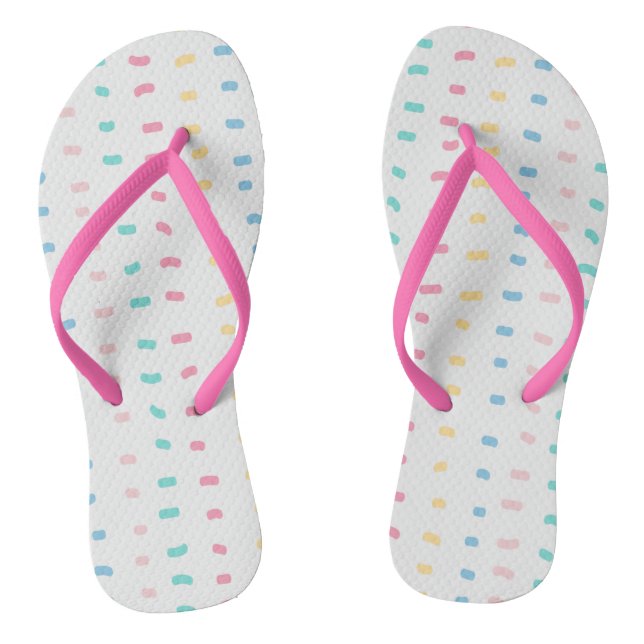 Muster Flip Flops (Fußbett)
