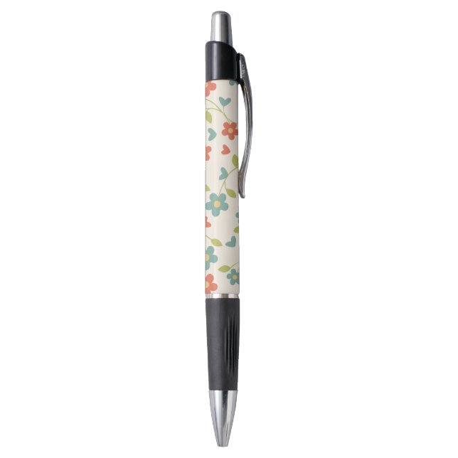 Muster Floral Pen Kugelschreiber (Unterseite (Vertikal))