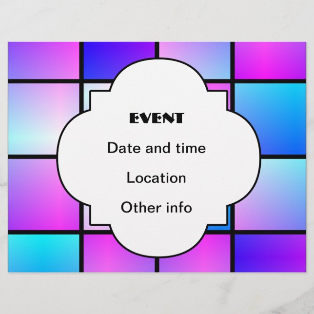 Muster Flyer (Vorne)