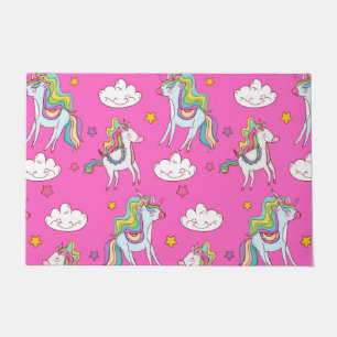 Muster Funny Unicorn Niedlich Fußmatte