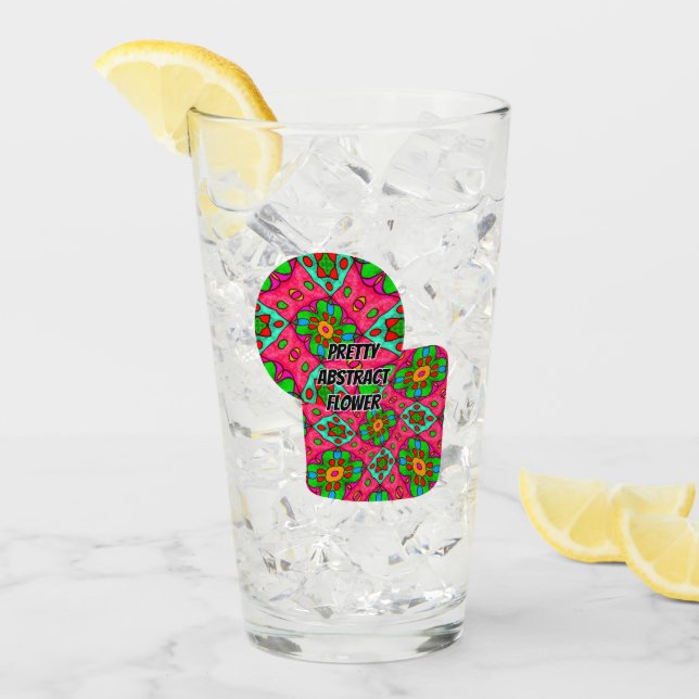Muster für Abstrakte Blume Glas (Vorderseite Ice)