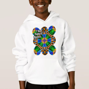 Muster für Abstrakte Blume Hoodie