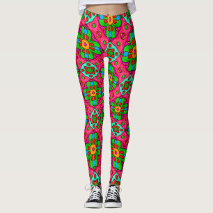 Muster für Abstrakte Blume Leggings