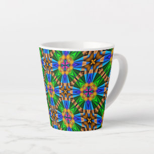 Muster für Abstrakte Blume Milchtasse