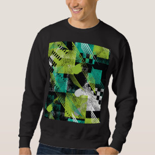 Muster für abstrakte geometrische Punkte Sweatshirt
