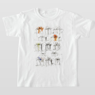 Muster für abstrakte Geschenkboxen T-Shirt