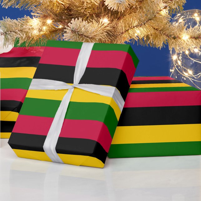 Muster für afrikanische Farben Geschenkpapier (Von Creator hochgeladen)