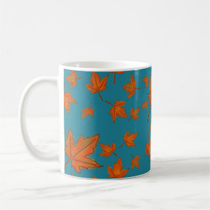 Muster für Ahorn-Blätter Kaffeetasse