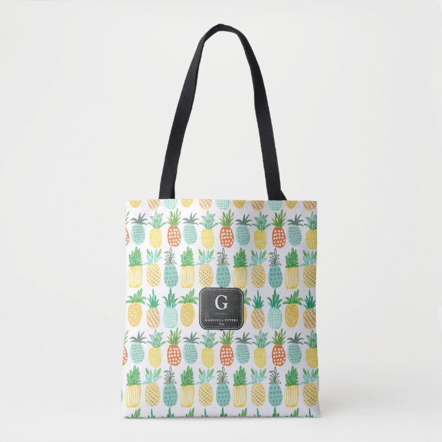 Muster für Ananas | Tasche (Vorderseite)