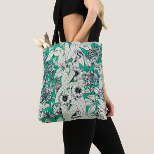 Muster für Aquamarine Grafikfarben Tasche