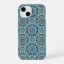 Muster für aquamarine Mandalas