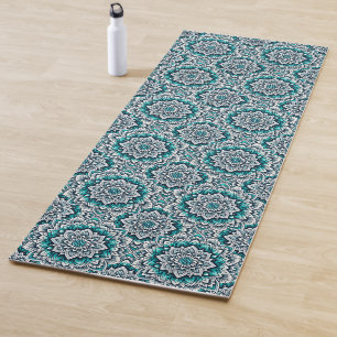 Muster für aquamarine Mandalas Yogamatte