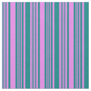 Muster für aquamarine und violette Linien/Streifen Stoff