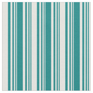 Muster für aquamarine und weiße Streifen Stoff