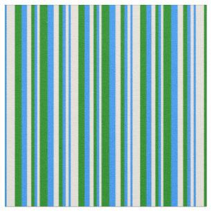 Muster für Beige, Blau und Grüne Streifen Stoff