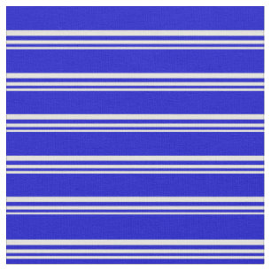 Muster für Beige und Blaue Streifen/Linien Stoff