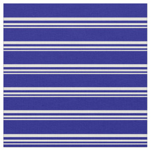 Muster für beige und blaue Streifen Stoff