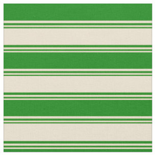 Muster für beige und grüne Linien/Streifen Stoff
