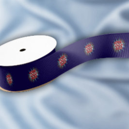 Muster für benutzerdefinierte Logos Blau-Werbeakti Ripsband