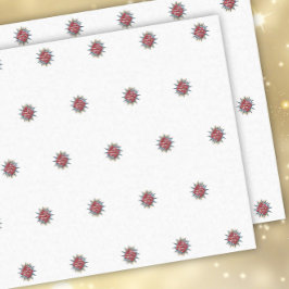 Muster für benutzerdefinierte Logos Weiße Werbung Seidenpapier