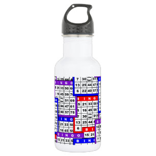 Muster für Bingokarten Trinkflasche