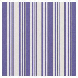 Muster für blaue, farbige Linien in Beige und Dunk Stoff