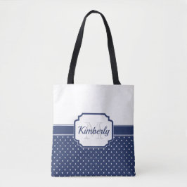 Muster für blaue Punkte Tasche
