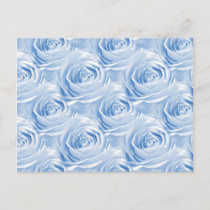 Muster für blaue Rose Postkarte