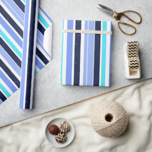 Muster für blaue Textur Geschenkpapier