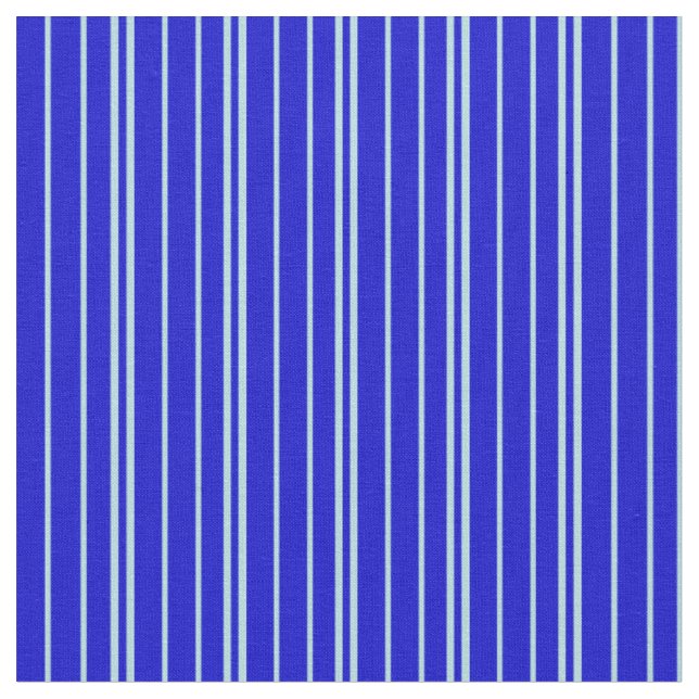 Muster für blaue und blaue Streifen Stoff (Nahaufnahme)