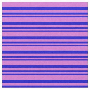 Muster für blaue und orchid farbige Linien Stoff