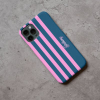 Muster für blaue und rosa Streifen Personalisiert