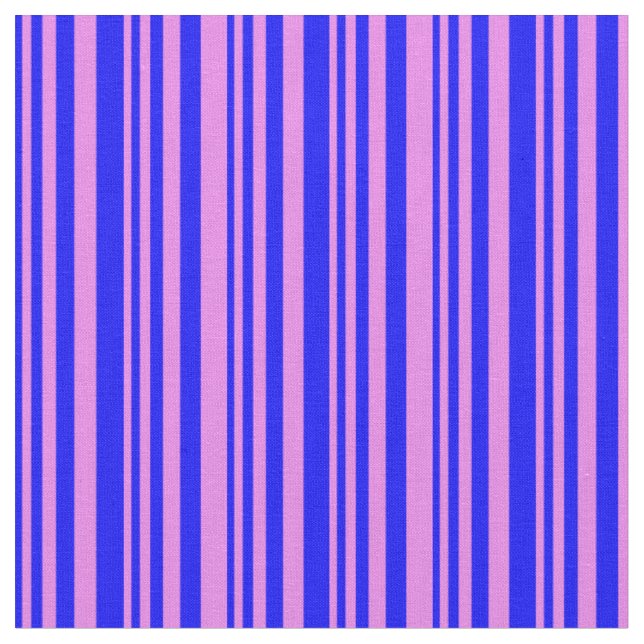 Muster für blaue und violette Streifen Stoff (Nahaufnahme)