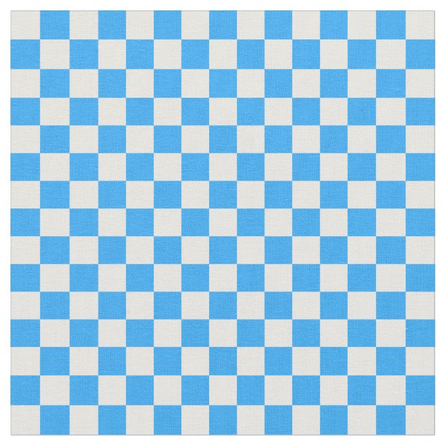 Muster für blaue und weiße Karton Stoff (Nahaufnahme)