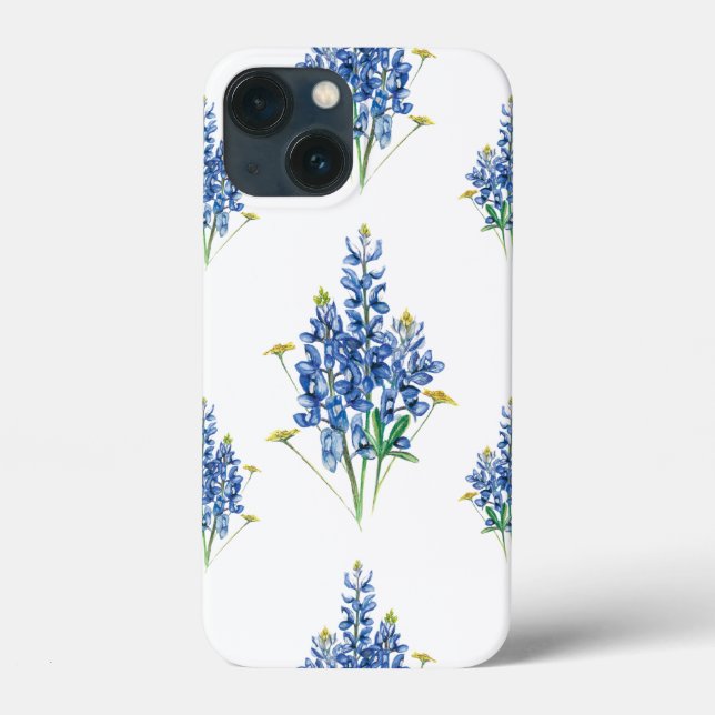 Muster für Bluebonnets und Wildblumen Case-Mate iPhone Hülle (Rückseite)