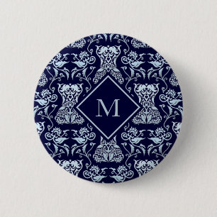 Muster für Blumenkorsette Button