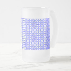 Muster für Blumenmuster Mattglas Bierglas