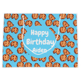 Muster für Chocolate Chip Cookies Große Geschenktüte