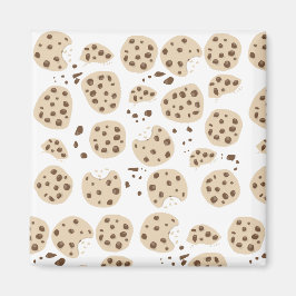 Muster für Chocolate Chip Cookies Magnet