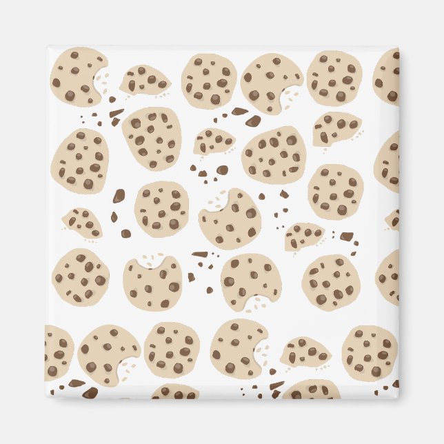 Muster für Chocolate Chip Cookies Magnet (Vorne)