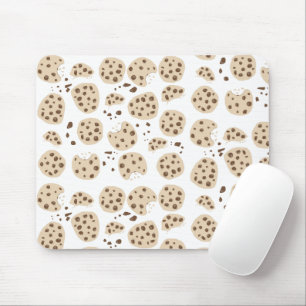 Muster für Chocolate Chip Cookies Mousepad