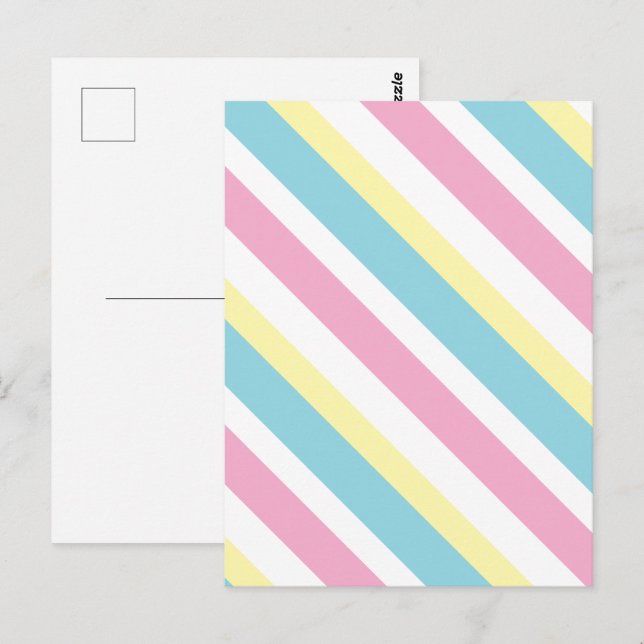 Muster für coole Farben Postkarte (Vorne/Hinten)
