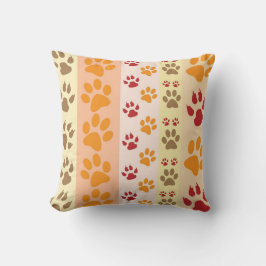 Muster für das beste Dog Paw Print Pets Kissen