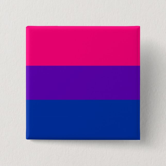 Muster für das farblose Wiederholen eines Bisexuel Button (Vorderseite)