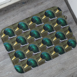 Muster für das Foto "Green Headed Mallard Duck" Badematte