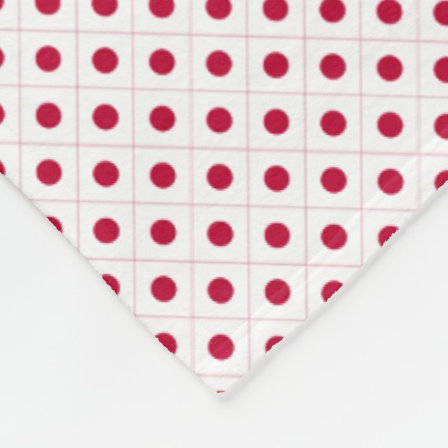Muster für das japanische Flaggenmuster Fleecedecke (Ecke)