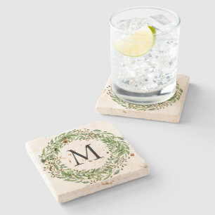 Muster für das Muster der Blätter für die klassisc Steinuntersetzer