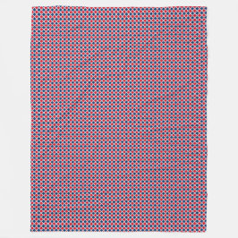 Muster für das Muster der Flagge der Dominikanisch Fleecedecke