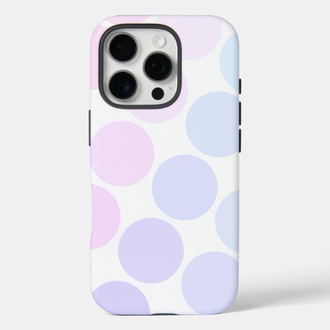 Muster für das Muster des Pastellkreises iPhone 16 Pro Hülle (Rückseite)