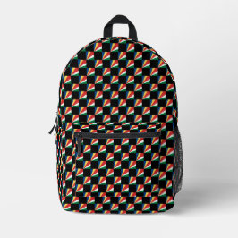 Muster für das überprüfte Seychellen-Flag Bedruckter Rucksack